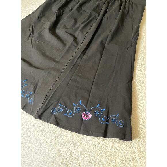 VTG Maggie Barnes Women Embroidered Flower Elastic Waist  Feminine Maxi Skirt 2X - Picture 10 of 14